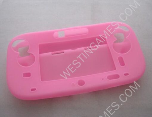 Complete Protective Silicon Case for WII U Gamepad Controller - Pink