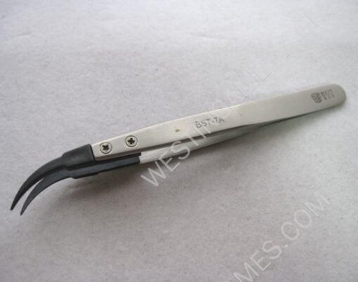 BST-7A Anti-Static Anti-Acid and Non-magnetic Straight Curved Tweezers