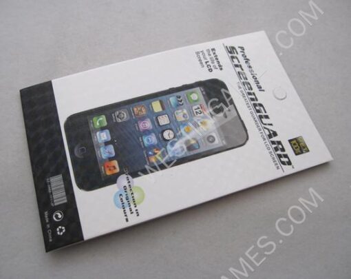 Anti-Glare Matte LCD Screen Protector Film for iPhone 5/5C/5S - Front / Black (2Pcs) - Image 3