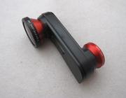 3 in 1 Camera Photo Lens including Fisheye, Macro and Wide Angle for iPhone 5 5G - Red