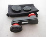 3 in 1 Camera Photo Lens including Fisheye, Macro and Wide Angle for iPhone 5 5G - Red 05