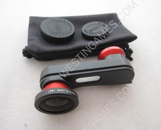 3 in 1 Camera Photo Lens including Fisheye, Macro and Wide Angle for iPhone 5 5G - Red - Image 5