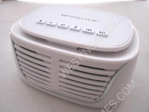Designer'S Monster iClarity HD Micro Bluetooth Speaker - White
