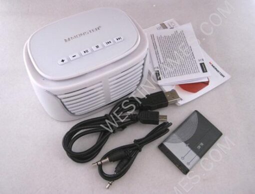 Designer'S Monster iClarity HD Micro Bluetooth Speaker - White - Image 5