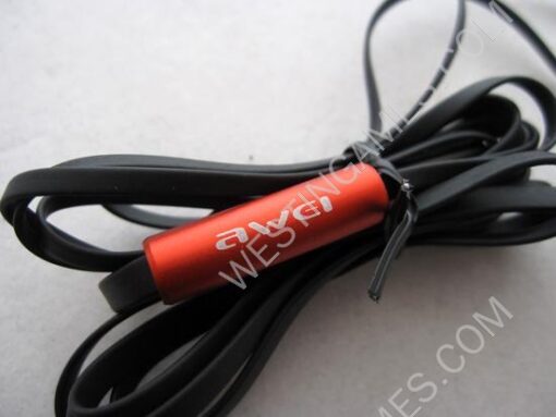 AWEI ES900i Stylish In-Ear Earphone w/ Microphone for Mobile Phone/ iPod/ iPhone/ iPad/ MP3 - Orange - Image 3