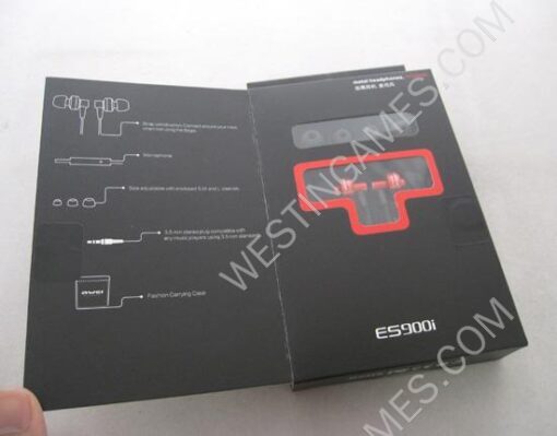 AWEI ES900i Stylish In-Ear Earphone w/ Microphone for Mobile Phone/ iPod/ iPhone/ iPad/ MP3 - Orange - Image 5