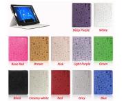 Leather Folio Stand Cover Case Embossed with Cute Lovely Girl for iPad mini - 12 Colors