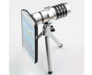 12X Zoom Metal Telescope Camera Lens Kit Magnifier + Tripod Stand + Case for Samsung Galaxy i9300