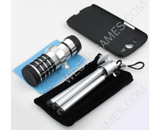 12X Zoom Metal Telescope Camera Lens Kit Magnifier + Tripod Stand + Case for Samsung Galaxy i9300 - Image 5