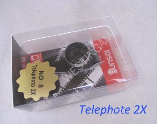 Lesung Clip External Cell Phone Camera for iPad, iPhone 4 & 4S, iPhone 5 - Telephoto 2X