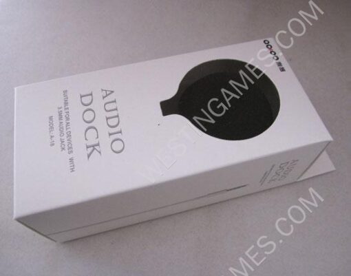 Mini Ball Speaker Audio Dock With 3.5mm Audio Jack For iPhone iPod iPad Samsung PC - Black - Image 5