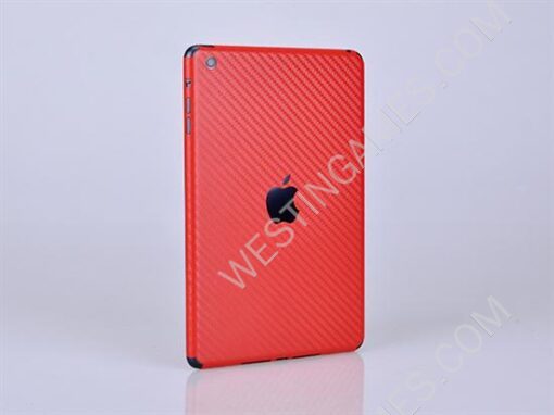 Carbon Fiber Protecting Skin Sticker for iPad Mini - 4 Colors (Only Back) - Image 3