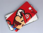 Replacement Relief Pattern Battery Back Housing Door Cover Case For Galaxy Note i9220 -100 Themes 06