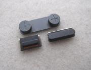 3 in 1 Replacement Power Button + Mute Switch + Volume Rocker Set for iPhone 5 - Black