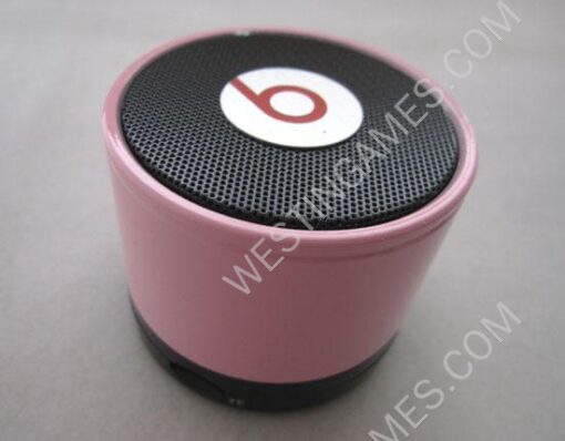 S10 Monster Beats by Dr Dre Mini Bluetooth Speaker Beatbox - Pink - Image 2