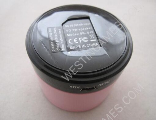 S10 Monster Beats by Dr Dre Mini Bluetooth Speaker Beatbox - Pink - Image 6