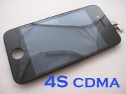 Original LCD Display + Touch Screen Digitizer Glass Frame Assembly for iPhone 4S CDMA - Black