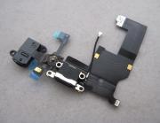 Replacement Charger Lightning Port Dock Assembly with Headphone Jack Flex Cable for iPhone 5 - Black