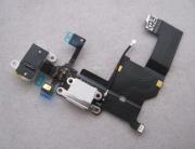Replacement Charger Lightning Port Dock Assembly with Headphone Jack Flex Cable for iPhone 5 - White