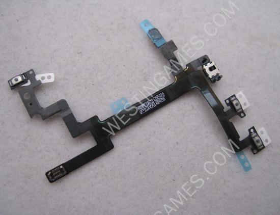 Replacement Volume Power Button and Mute Switch Flex Cable for iPhone 5