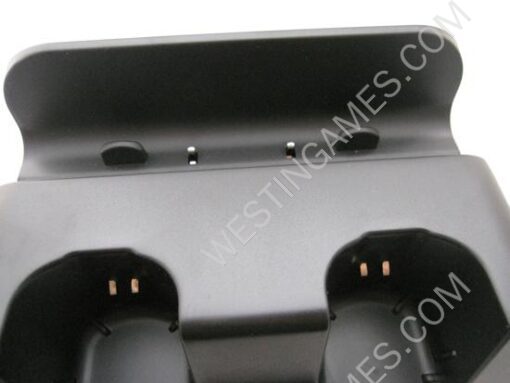 2in1 Dual Controller Charging Station w/ 2800mAh Battery Set for WII Remote & WII U Gamepad - Black - Image 3