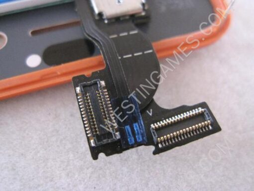 Full LCD Screen + Touch Screen Digitizer Assembly with Back Cover for iphone 4S - Deep Orange - Image 3