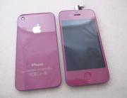 Full Lcd Screen + Touch Screen Digitizer Display Assembly with Back Cover for iPhone 4S - Purple