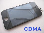 Original LCD Display + Touch Screen Digitizer Glass Frame Assembly for Apple iPhone 4 CDMA - Black