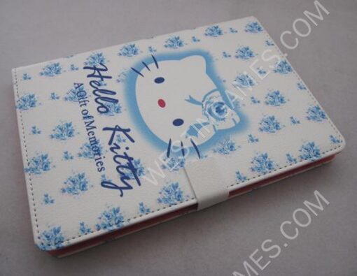 Hello Kitty Protective Leather Case Cover Sleeve with Plastic Stand for iPad Mini - 10 Themes