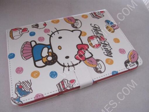 Hello Kitty Protective Leather Case Cover Sleeve with Plastic Stand for iPad Mini - 10 Themes - Image 3