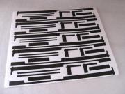 Digitizer and Frame Adhesive Strip Tape Sticker for iPad Mini - Black