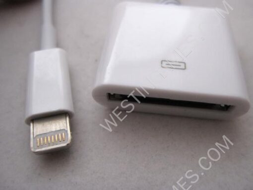 30Pin to Lightning 8Pin Connector Cable Adapter for Apple iPhone 5 5G - White - Image 2