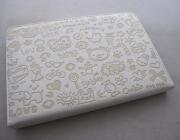 Leather Folio Stand Cover Case Embossed with Cute Lovely Girl for iPad mini - 12 Colors 03