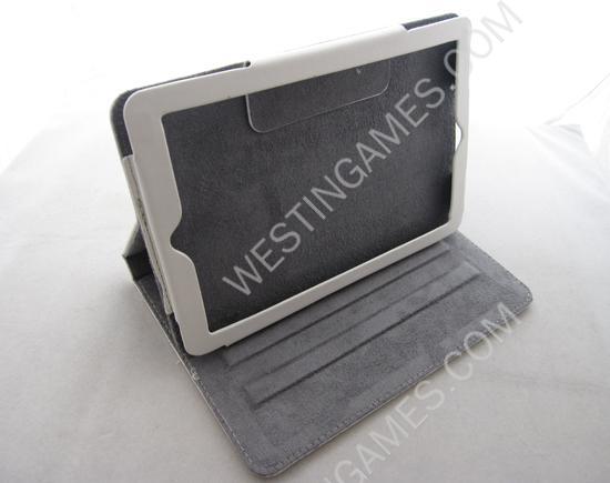 Leather Folio Stand Cover Case Embossed with Cute Lovely Girl for iPad mini - 12 Colors - Image 5
