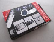 3 in 1 Universal Lens Clip w/ Fisheye, Macro and Wide Angle for iPhone/Samsung/ HTC/iPad - Silver