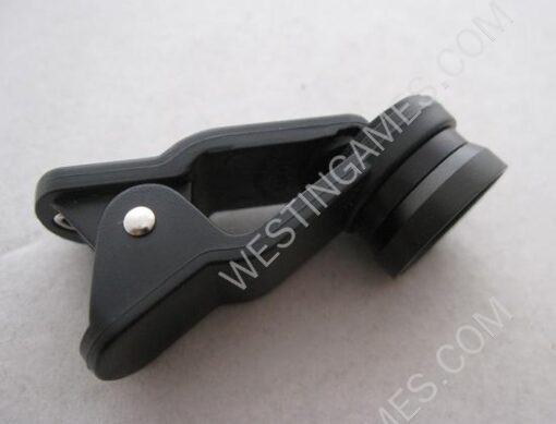 3 in 1 Universal Lens Clip w/ Fisheye, Macro and Wide Angle for iPhone/Samsung/ HTC/iPad - Black - Image 5