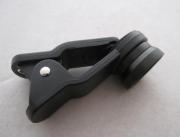 3 in 1 Universal Lens Clip w/ Fisheye, Macro and Wide Angle for iPhone/Samsung/ HTC/iPad - Black 05