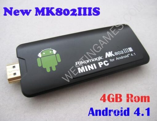 Rikomagic MK802IIIS - Android 4.1 Mini PC Google TV RK3066 Dual Core 4GB