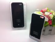 2200mAh External Backup Battery Power Pack Case for iPhone 5 / 5S - Black/White