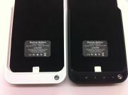 2200mAh External Backup Battery Power Pack Case for iPhone 5 / 5S - Black/White 02