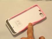 2200mAh External Backup Battery Power Pack w/ Silcone Case for iPhone 5 - 4 Colors 03