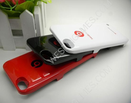 3650mAh Monster External Backup Battery Power Pack Case for iPhone 5 - Black/White/Red - Image 2