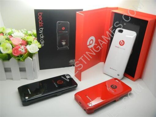 3650mAh Monster External Backup Battery Power Pack Case for iPhone 5 - Black/White/Red - Image 6