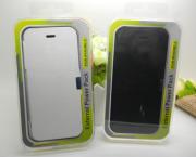 2200mAh External Backup Battery Power Pack w/ Leather Case for iPhone 5 / 5S - Black/White 06