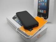 2200mAh External Backup battery Power Pack Case for iphone 5 - Black/White (B) 02