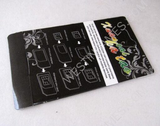 4in1 Metal Micro Sim + Nano Sim Card Adapter for iPhone 4/4s/5 - Image 3
