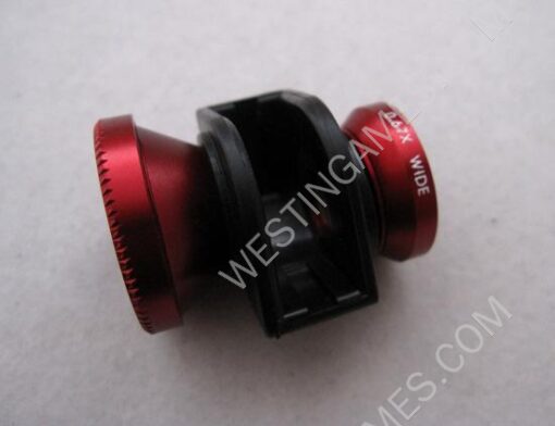 3 in 1 Camera Lens including Fisheye, Macro and Wide Angle for iPhone 5 - Red - Image 3