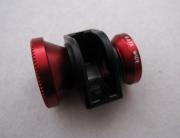 3 in 1 Camera Lens including Fisheye, Macro and Wide Angle for iPhone 5 - Red 03
