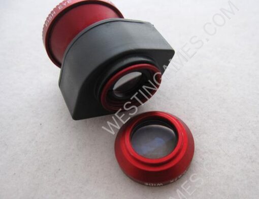 3 in 1 Camera Lens including Fisheye, Macro and Wide Angle for iPhone 5 - Red - Image 5