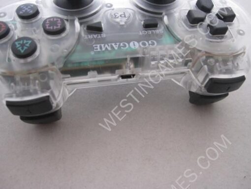 New Dualshock 3 Wireless Bluetooth Sixaxis Controller for PS3 - Transparent Clear (GOIGAME) - Image 3